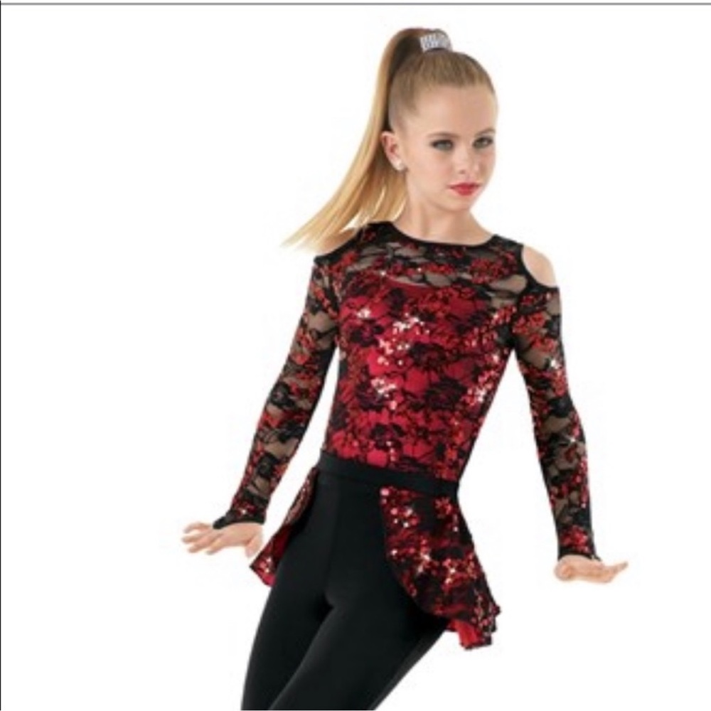 Weissman ostume “Best of My Love” Leotard and Pants Sequin Large